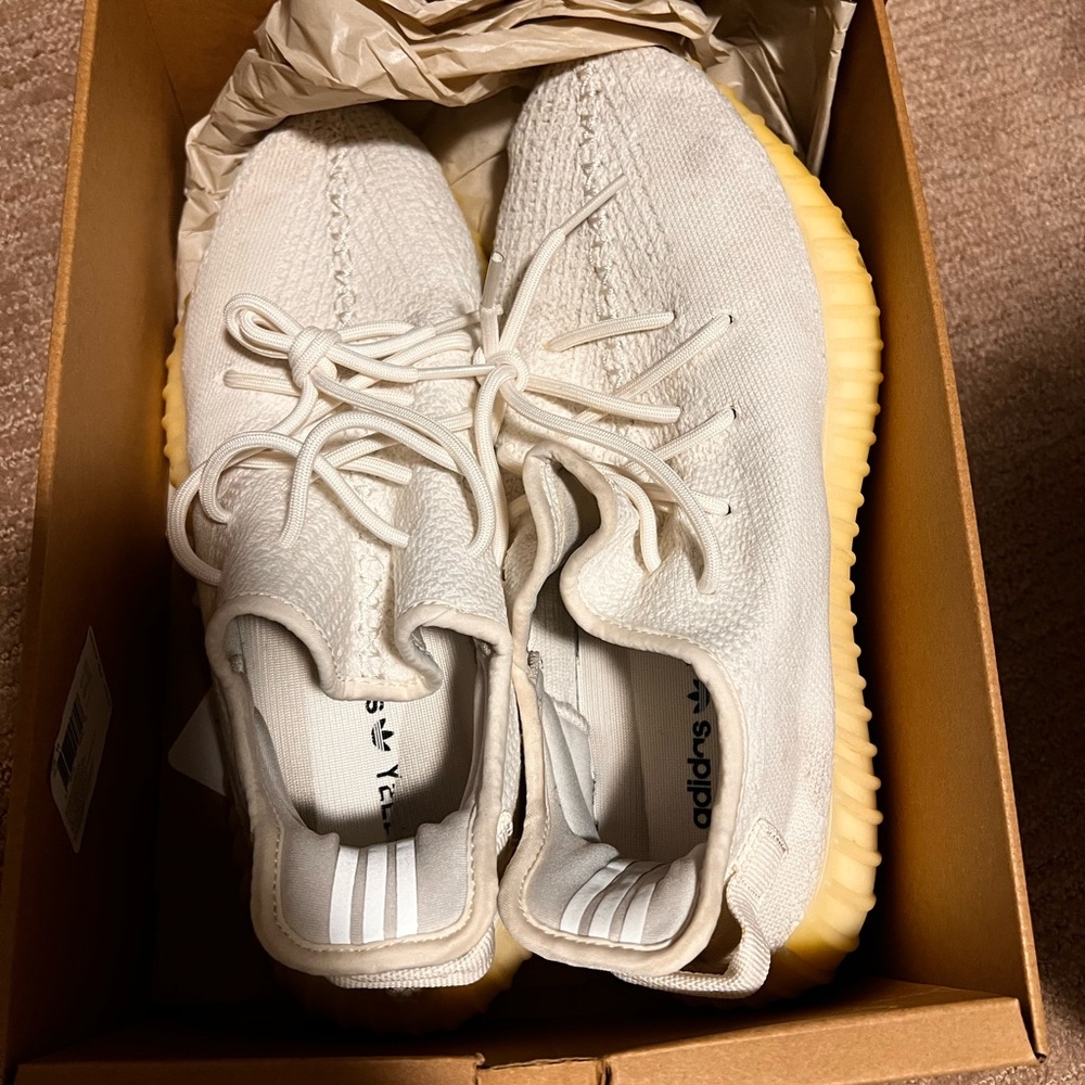 Adidas Yeezy Boost 350 V2 in Cream and Yellow